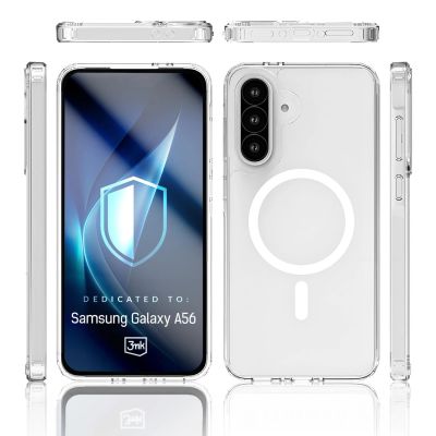 5. Etui 3mk Armor MagCase na Samsung Galaxy A56 - przezroczyste