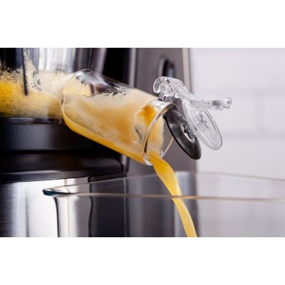 20. ELDOM WYCISKARKA WOLNOOBROTOWA PJ400 400W SREBRNO-CZARNA ,ŚLIMAK BPA FREE 80 [OBR./MIN]