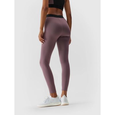 4. Legginsy treningowe z materiałów z recyklingu damskie 4F