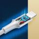 9. Kabel Ugreen US171 Lightning - USB-C MFi PD 20W 480Mb/s 1m - biały
