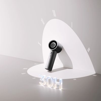 9. Mini wentylator Jisulife Handheld Fan Pro1 Mini 4250 mAh USB-C przenośny wiatraczek dmuchawa - czarny