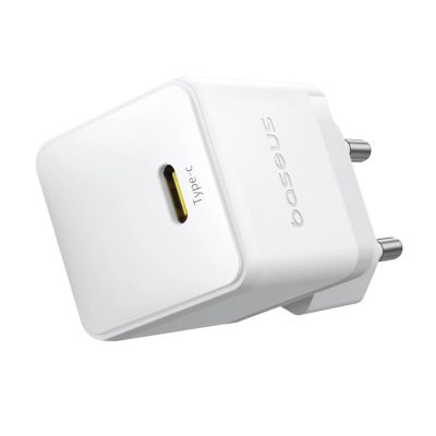 4. Ładowarka sieciowa Baseus Palm 1C 20W (z kablem Baseus Mini White USB-C 60W (20V/3A) 1m) - biała