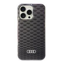 Etui Audi IML Stitching Pattern MagSafe na iPhone 16 Pro Max 6.9" - czarne