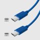 3. Kabel SBS TECABLETISSUETCCB USB-C - USB-C 1,5m 60W w oplocie - niebieski