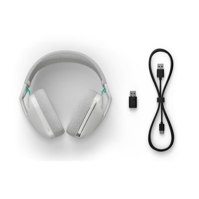 7. Logitech G G321 LIGHTSPEED Zestaw słuchawkowy Bezprzewodowy Opaska na głowę Gaming USB Type-C Bluetooth Biały