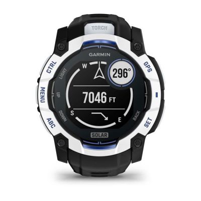 19. Smartwatch Garmin Instinct 3 Solar 010-02935-03 50mm czarno-biały