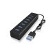 2. ICY BOX IB-HUB1700-U3 USB 3.2 Gen 1 (3.1 Gen 1) Type-A 5000 Mbit/s Czarny