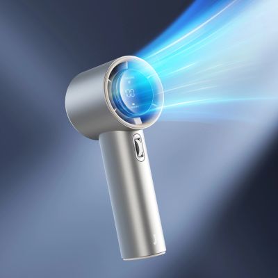 3. Mini dmuchawa Jisulife Handheld Fan Pro1 S 5000mAh FA53PRO przenośny wiatraczek wentylator USB metalowy - jasnobrązowy