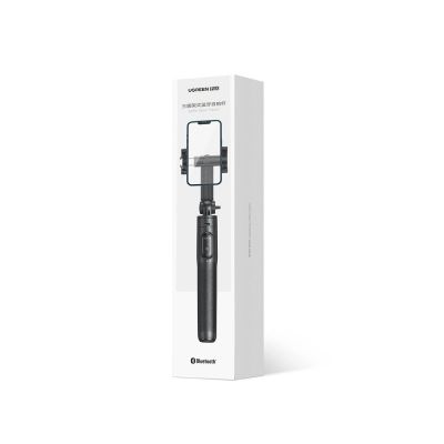 5. Selfie stick Ugreen LP586 statyw teleskopowy z pilotem Bluetooth 1,5m - czarny