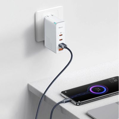 11. Baseus Crystal Shine Series kabel przewód USB do szybkiego ładowania i transferu danych USB Typ A - USB Typ C 100W 2m czarny (CAJY000501)