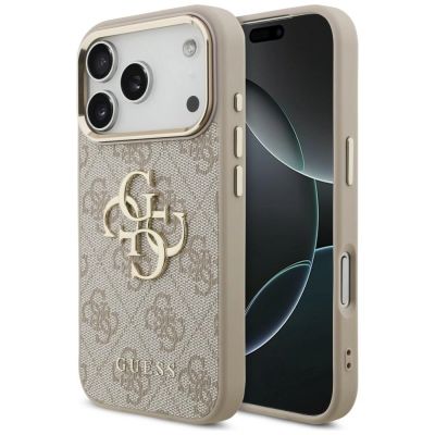 Etui Guess 4G Big 4G Classic Logo na iPhone 17 Pro / 18 Pro - różowo-złote