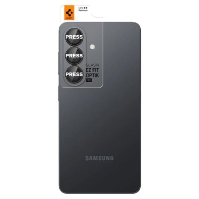 2. Osłona aparatu Spigen Glas.Tr Ez Fit Optik Pro HD 2-pack na Samsung Galaxy S26 - czarne