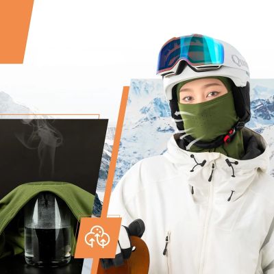 7. Kominiarka narciarska Qunature 13230023014 rower motocykl rozmiar balaklava M - zielona