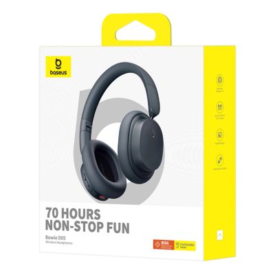 2. Słuchawki bezprzewodowe Baseus Bowie D05 nauszne Bluetooth 5.3 - czarne