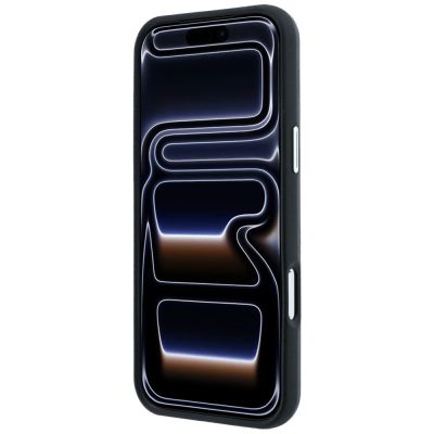 5. Etui BMW Sign Deboss Quilted Metal Logo MagSafe na iPhone 18 Pro / 17 Pro - ciemnoszare