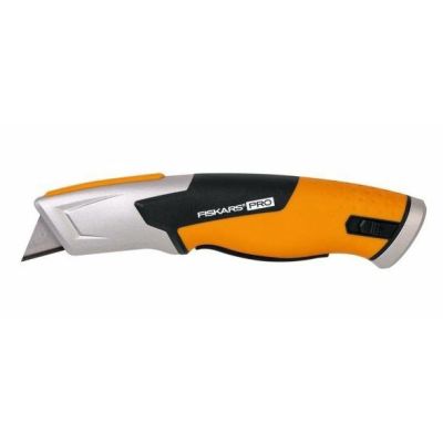5. Fiskars 1062938 nożyk Czarny, Pomarańczowy Brzytwa