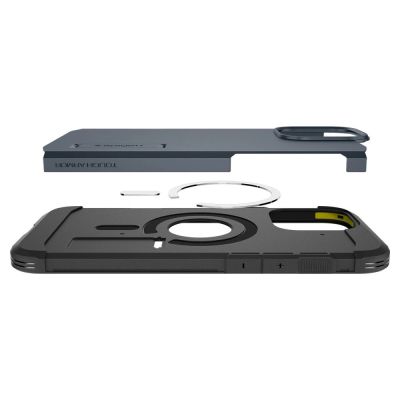7. Etui Spigen Tough Armor MagSafe z podstawką na iPhone 16 Pro Max - ciemnoszare