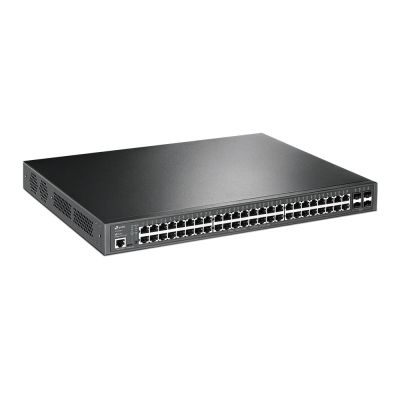 2. TP-Link JetStream TL-SG3452P przełącznik sieciowy Zarządzany L2/L3 Gigabit Ethernet (10/100/1000) Obsługa PoE 1U Czarny