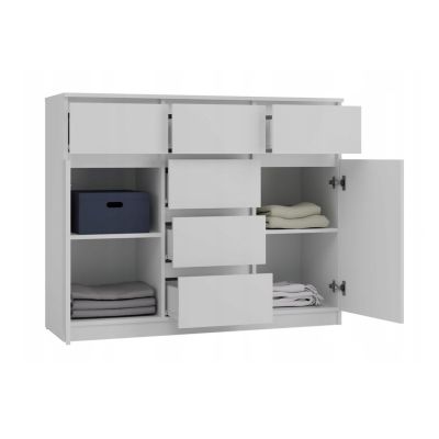 4. KOMODA MALWA 2D6S BIAŁY