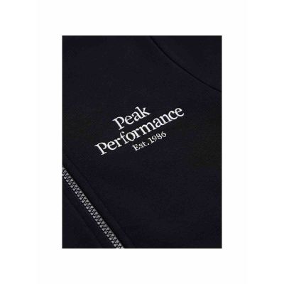 3. Bluza Peak Performance Jr Original Zip Hood czarny