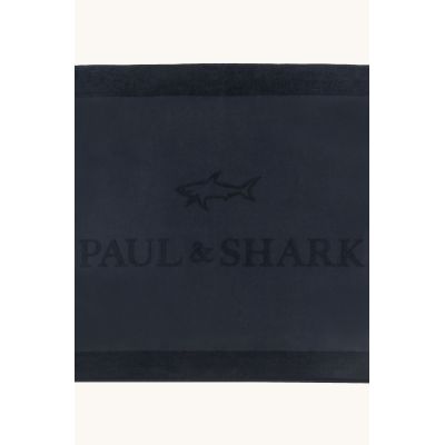 Ręcznik plażowy Paul&Shark granatowy 25417071-13 - luksusowy, duży rozmiar