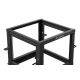 3. OPEN RACK 19" 9U 600X600-1100 REGULOWANY CZARNY LANBERG