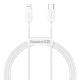 Kabel Baseus Superior Series USB-C / Lightning PD 20W 1 m - biały
