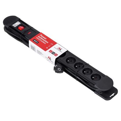 6. MACLEAN LISTWA ZASILAJĄCA 8 GNIAZD Z 1 WYŁĄCZNIKIEM MCE11