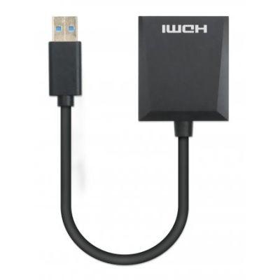 5. Manhattan 153690 stacja dokująca Przewodowa USB 3.2 Gen 1 (3.1 Gen 1) Type-A Czarny