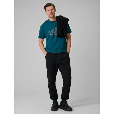 5. T-shirt regular z nadrukiem męski 4F 4FRSS26TTSHM3989-10S