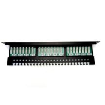 Patch-panel 19" DIGITUS DN-91524U-EC 24xRJ45 U/UTP k.5e 1U czarny prow.