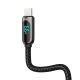 5. Kabel Baseus Display Fast Charging Data USB-A / USB-C 66W 1 m - czarny