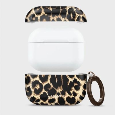 5. Etui Tech-Protect Lamano na AirPods Pro 3 - czarno-brązowe