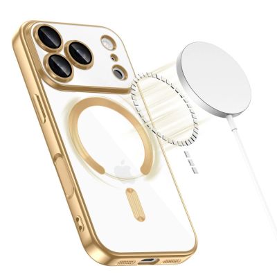 2. Etui Tech-Protect MagFlex MagSafe na iPhone 17 Pro Max - przezroczysto-złote