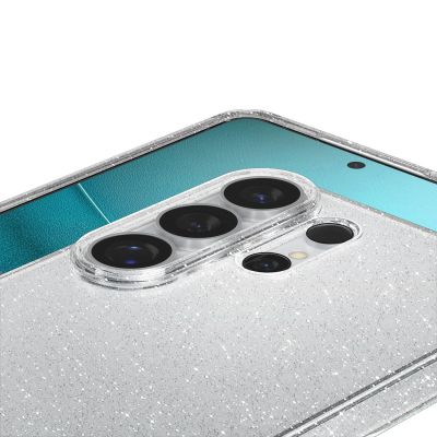 9. Etui Spigen Liquid Crystal Glitter na Samsung Galaxy S26 Ultra - brokatowo-przezroczyste