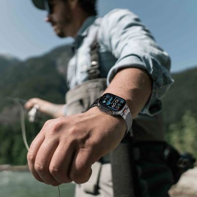 7. Bransoleta Tech-Protect Milano Vanguard na Apple Watch (44 / 45 / 46 / 49 mm) - czarna