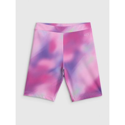 7. Legginsy kolarki sportowe dziewczęce 4F 4FJRSS26TFSTF139-90A