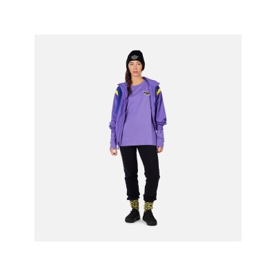4. Koszulka unisex ROSSIGNOL SUPER LS TEE fioletowa