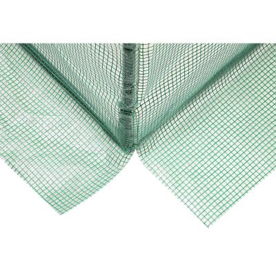 26. SZKLARNIA TUNEL OGRODOWY DWA WEJŚCIA DO POMIDORÓW I OGÓRKÓW 200x100x180CM ZIELONY