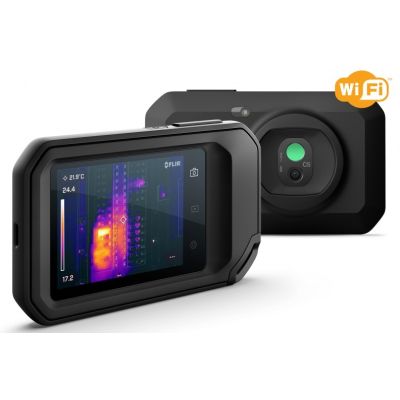 10. FLIR KAMERA TERMOWIZYJNA Z TECHNOLOGIĄ POPRAWY OBRAZU MSX WI-FI I ŁĄCZNOŚCIĄ W CHMURZE, 160X120PX, DO 400STC, FOV 54X42ST, C5