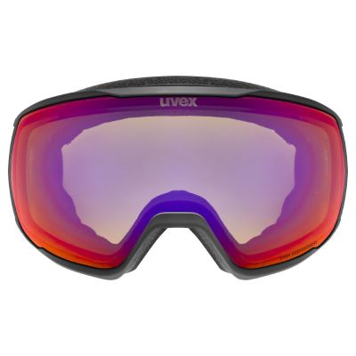 2. Uvex 5501922130 gogle do sportów zimowych Czarny Unisex Lustro Soczewka sferyczna