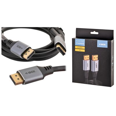2. Kabel DisplayPort 4k60Hz złota wtyczka 3m