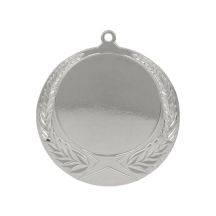 Medal srebrny ogólny z miejscem na emblemat 50 mm - medal stalowy