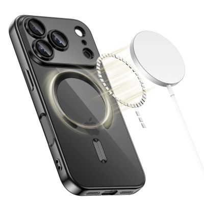 2. Etui Tech-Protect MagFlex MagSafe na iPhone 17 Pro - przezroczysto-czarne