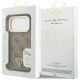 8. Etui Guess 4G PU Triangle Logo & Stand Camera Magsafe na iPhone 18 Pro / 17 Pro - brązowe