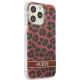 4. Etui Guess Leopard na iPhone 13 Pro / iPhone 13 - czerwone