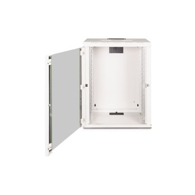 6. Digitus Szafa sieciowa wisząca Unique 19" 16U rack 600x450, drzwi szyba, szary, niedzielona, złożona, 100kg