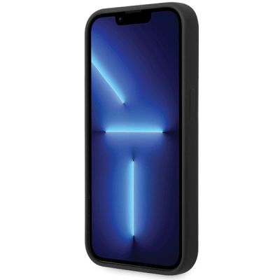 5. Etui BMW Silicone Pattern na iPhone 15 Pro - czarne