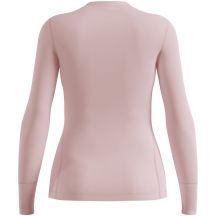 Koszulka termoaktywna z długim rękawem damska Odlo MERINO 200 BL TOP crew neck l/s różowa   XL