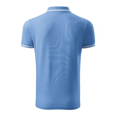 2. Koszulka polo Malfini Urban M MLI-21915 błękitny
